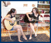 Guitar duet at Newton Music Academy in Needham Massachusetts.Music & Dancing Center in the Boston area MA, Newton and Needham Massachusetts 